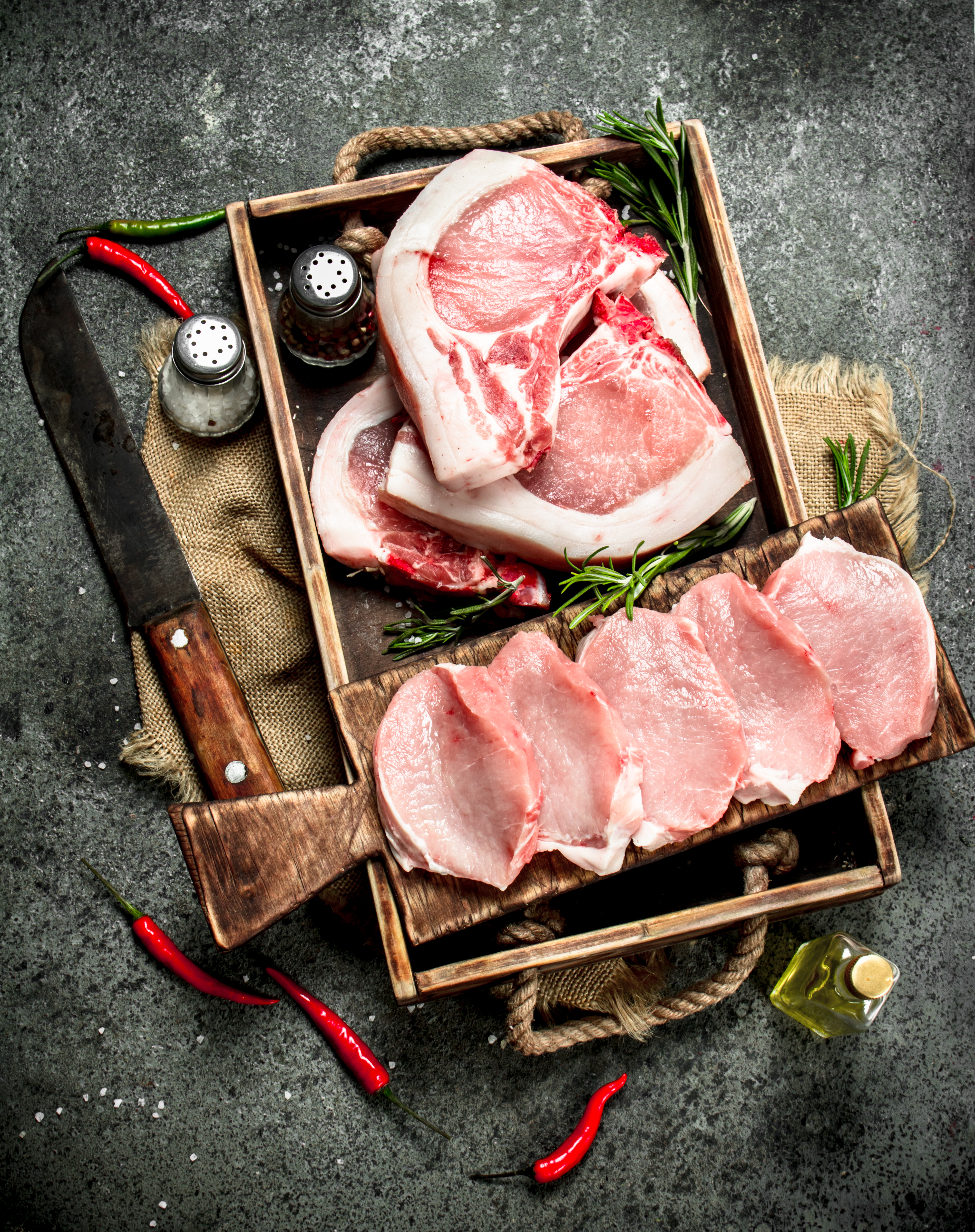Garstufen vom Schweinefleisch – rosa bis durchgegart